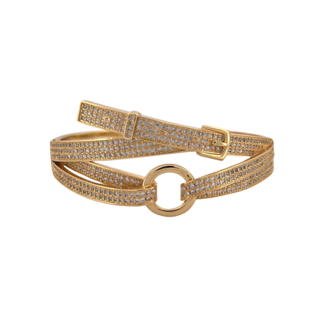 Bevy Pave Cuff