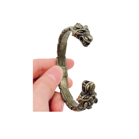 Dragonhelm Adjustable Cuff – Ancient Bronze